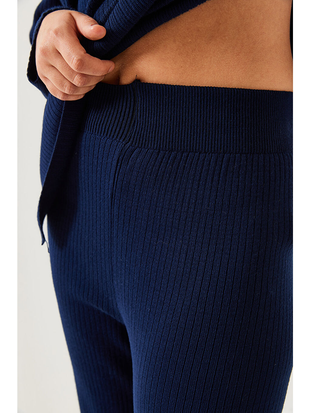 Lacivert Kadın Uzun Kollu Alt-Üst Takım-3