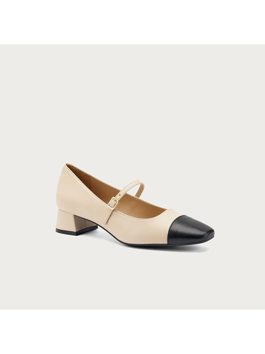 Ekru Kadın Topuklu / Stiletto 92P1 NAPPA NEROvanilla-1