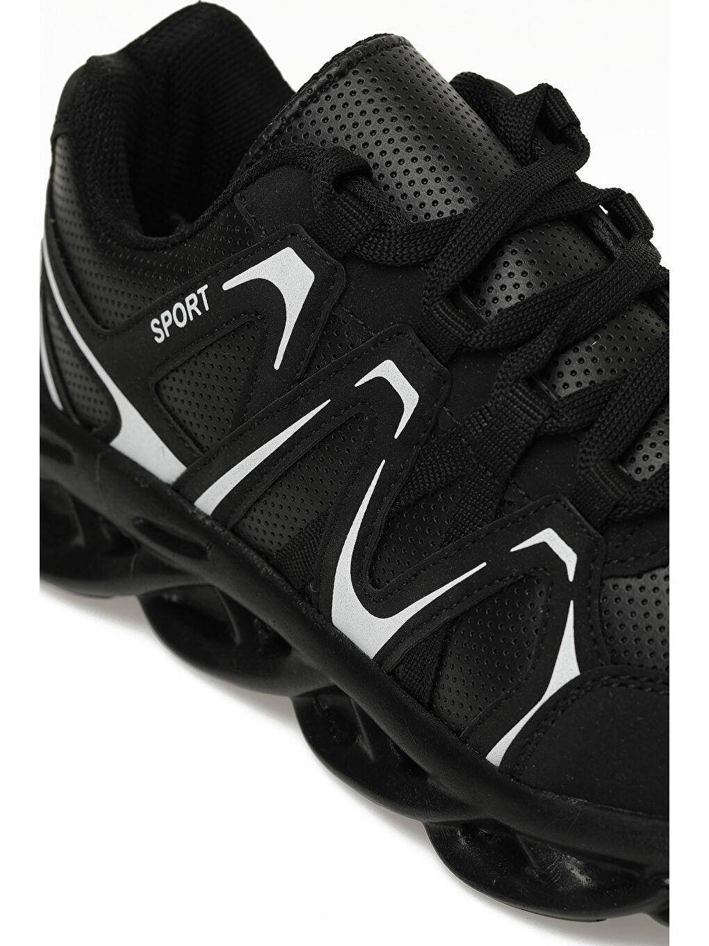 YORGOS G 5PR Siyah Erkek Çocuk Spor Ayakkabı-6