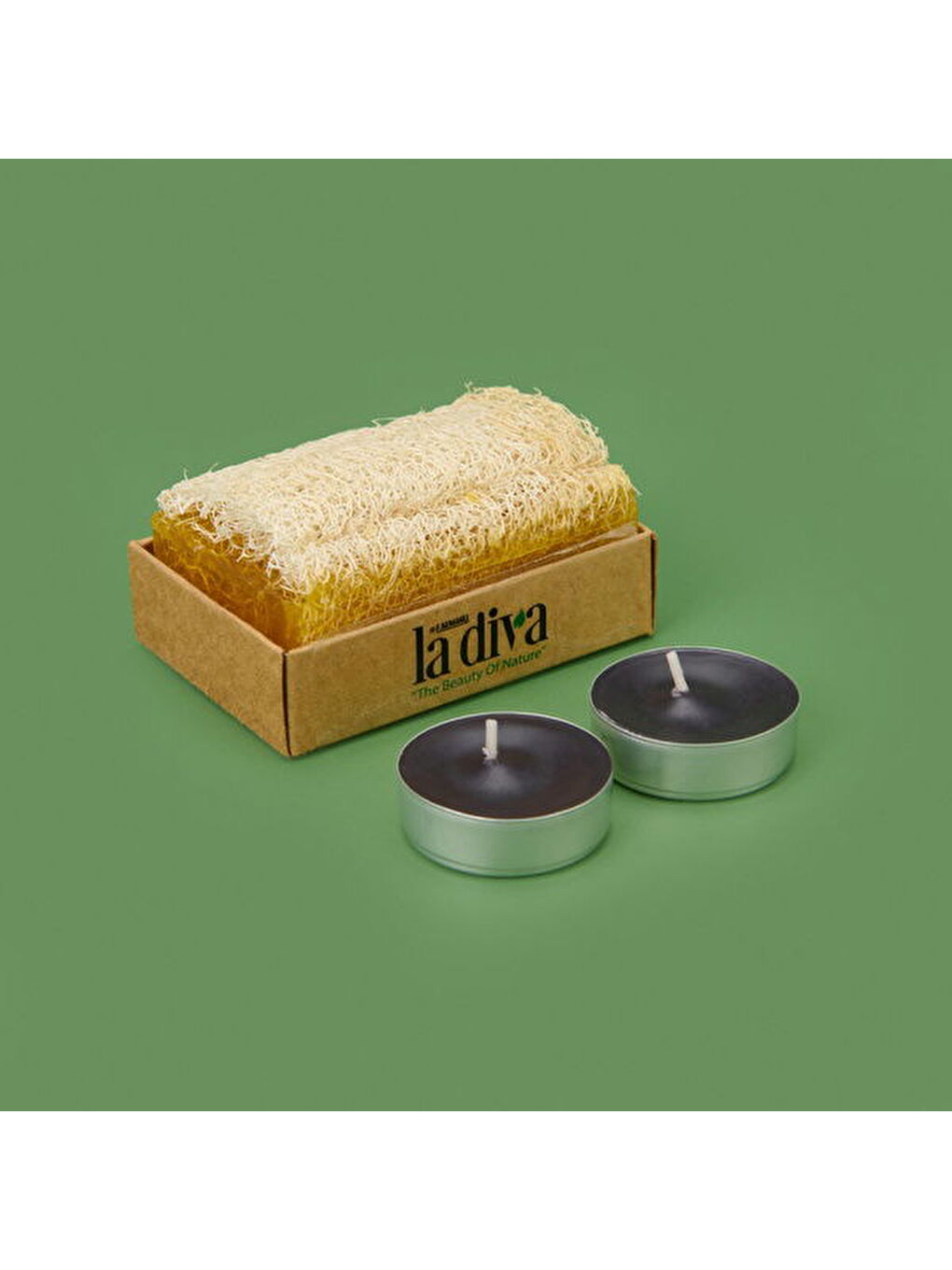 Kükürtlü Kabak Lifli Sabun - Kahverengi - 130 gr-2