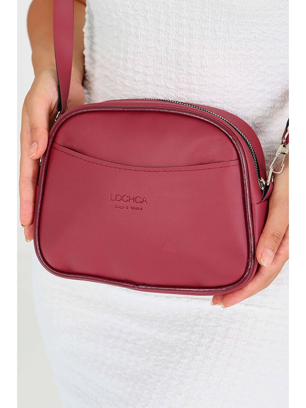 Kadın Bordo Çanta - 27542-2