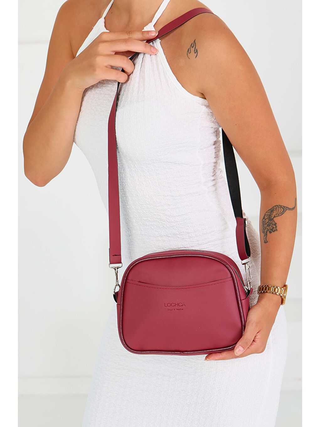 Kadın Bordo Çanta - 27542-3