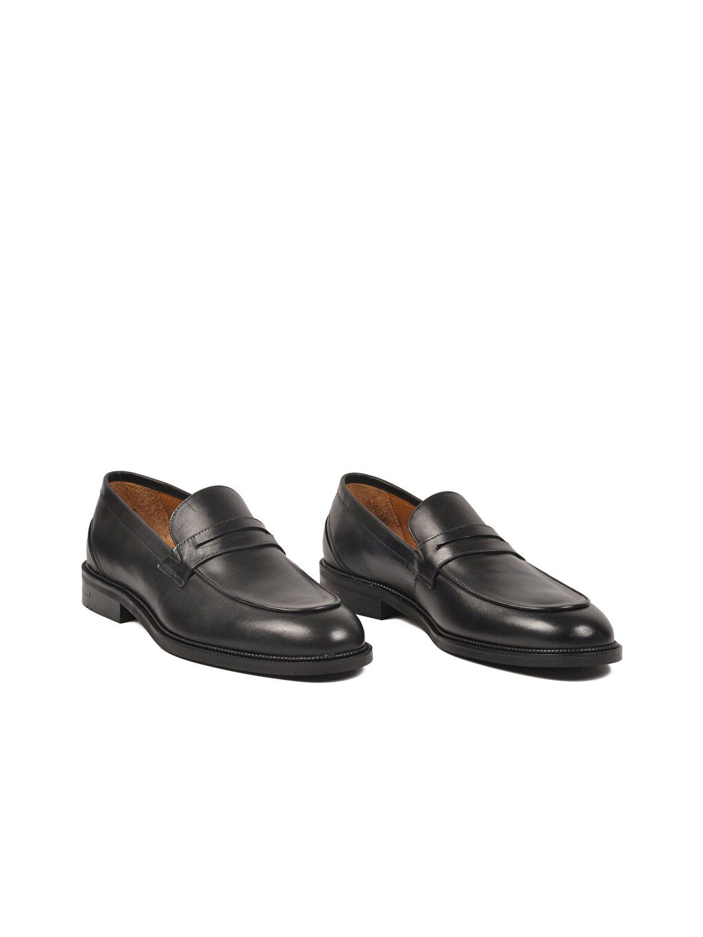 Siyah Hakiki Deri Erkek Klasik Ayakkabı 3085 M-2