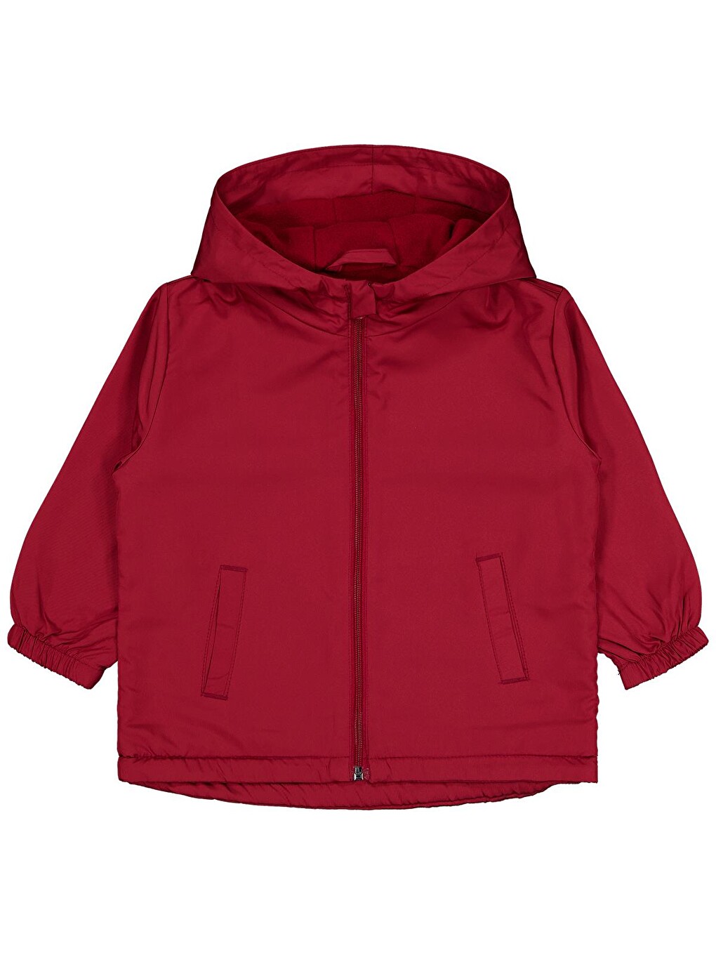 Boys İçi Polarlı Basic 2-5 Yaş Yağmurluk - Bordo