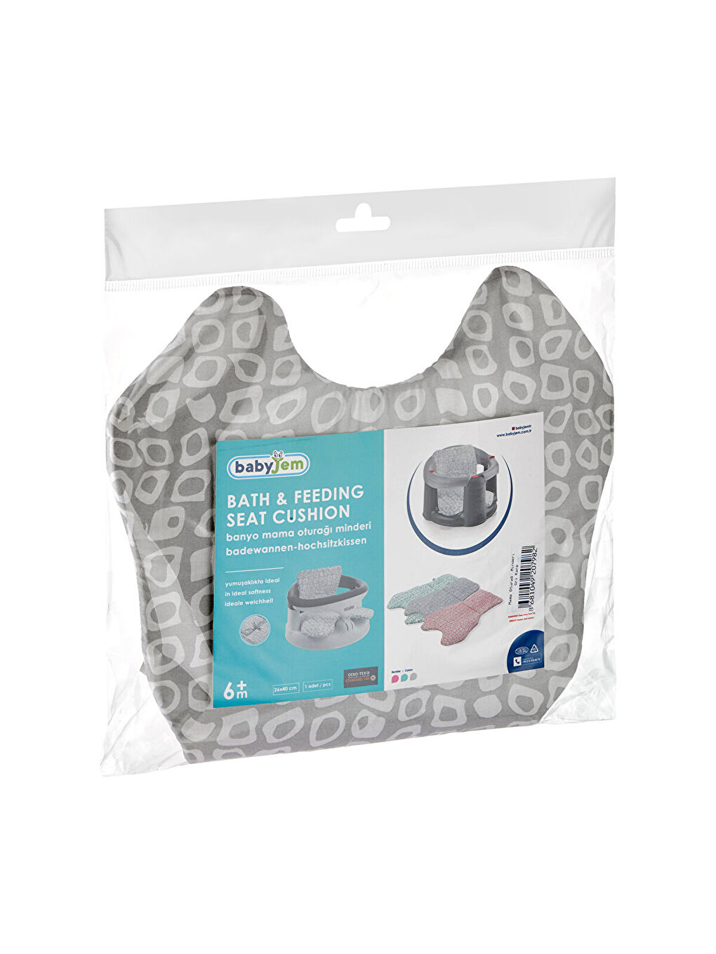 Banyo ve Mama Oturağı Minderi Gri-1