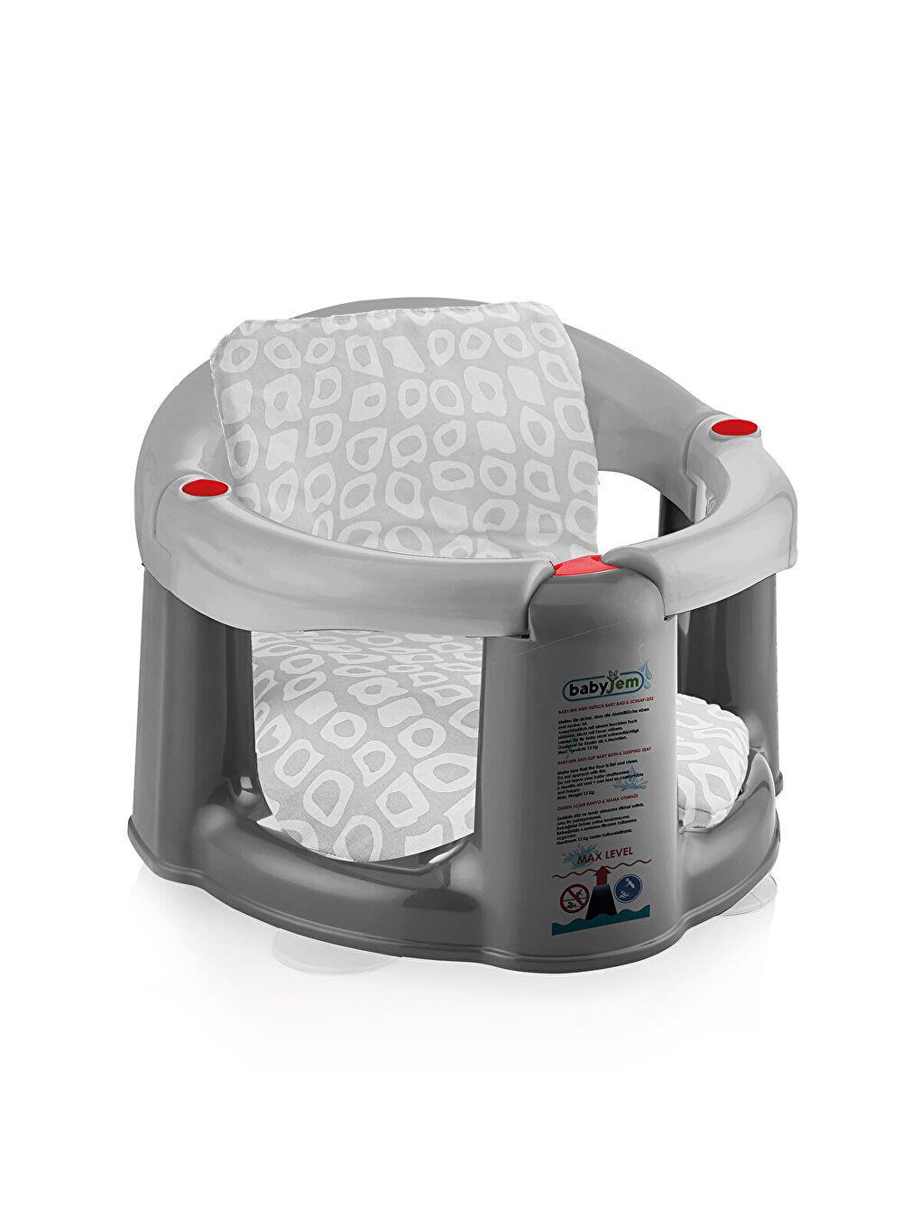 Banyo ve Mama Oturağı Minderi Gri-2