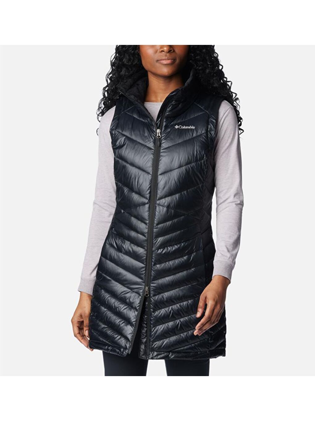 Columbia Siyah Joy Peak™ Long Vest Kadın  Şişme Yelek WK7199-010