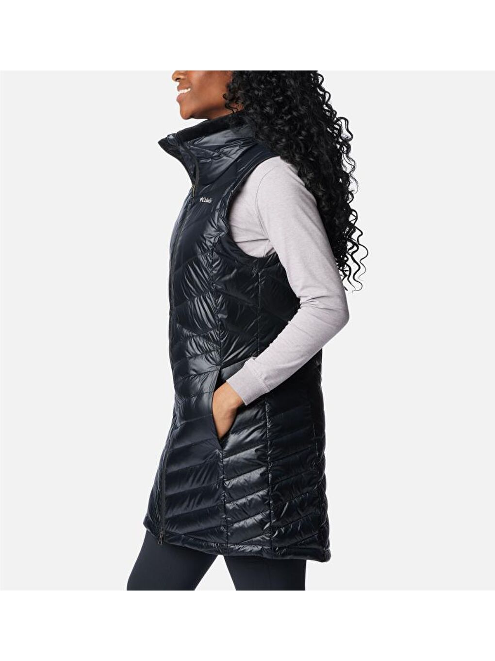 Columbia Siyah Joy Peak™ Long Vest Kadın  Şişme Yelek WK7199-010 - 2