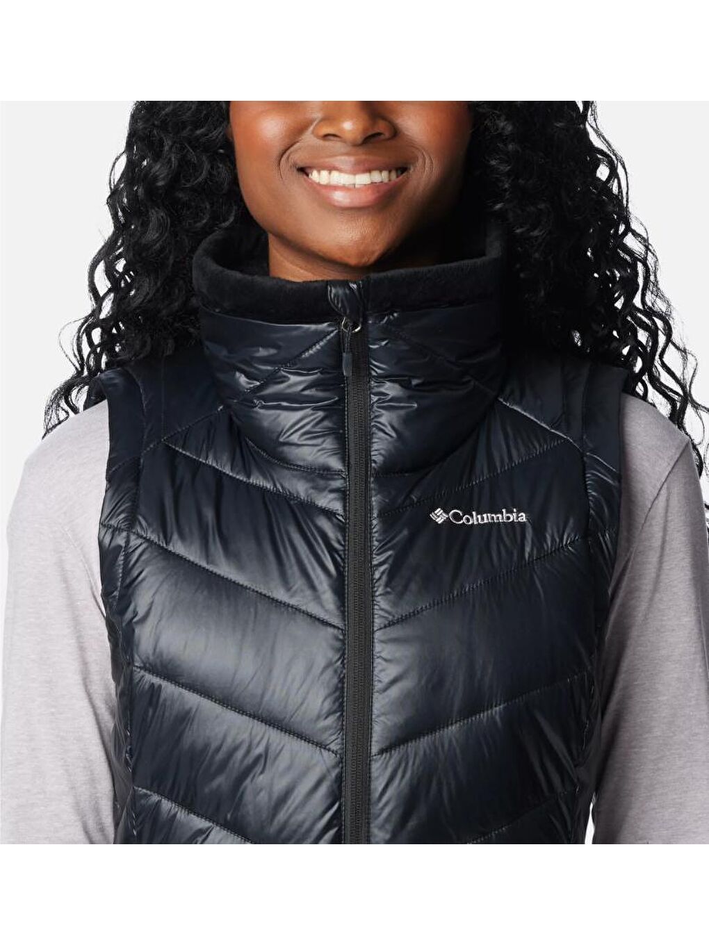 Columbia Siyah Joy Peak™ Long Vest Kadın  Şişme Yelek WK7199-010 - 3