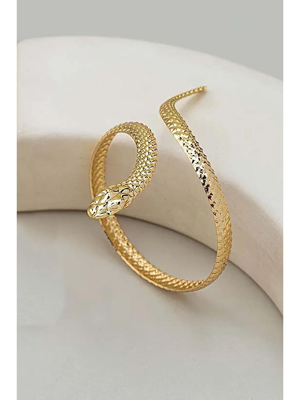 Pazu Bilekliği Gold Sarılan Yılan-2