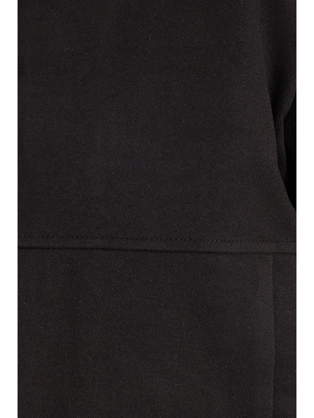 Erkek Slim Fit Dar Kesim Çift Cepli Çıtçıt Kapamalı Siyah Mont-4