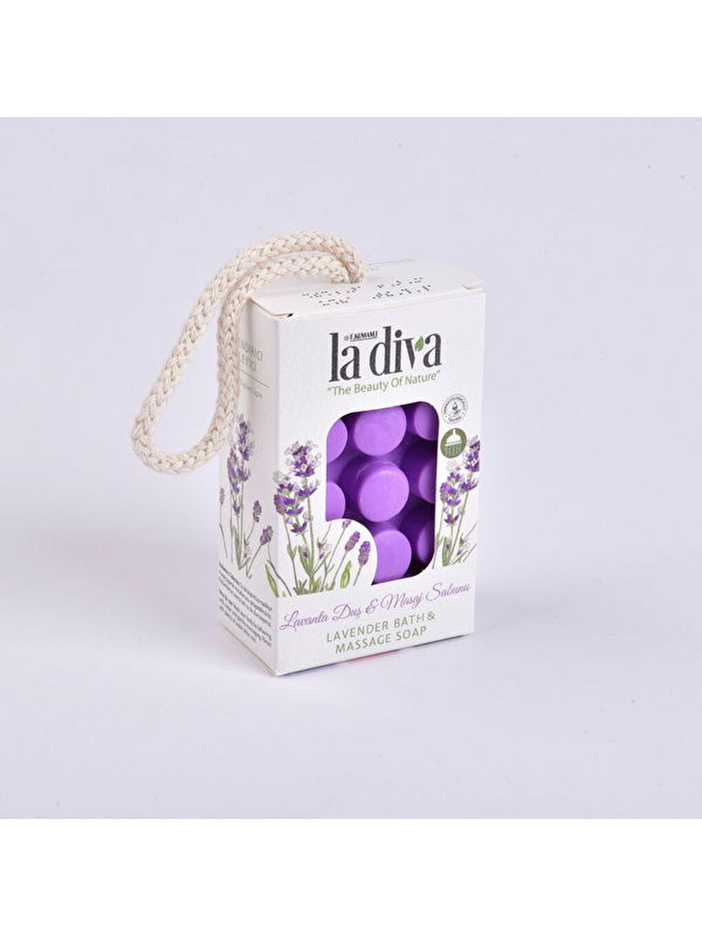 Lavanta Duş ve Masaj Sabunu - Mor - 120 gr-1