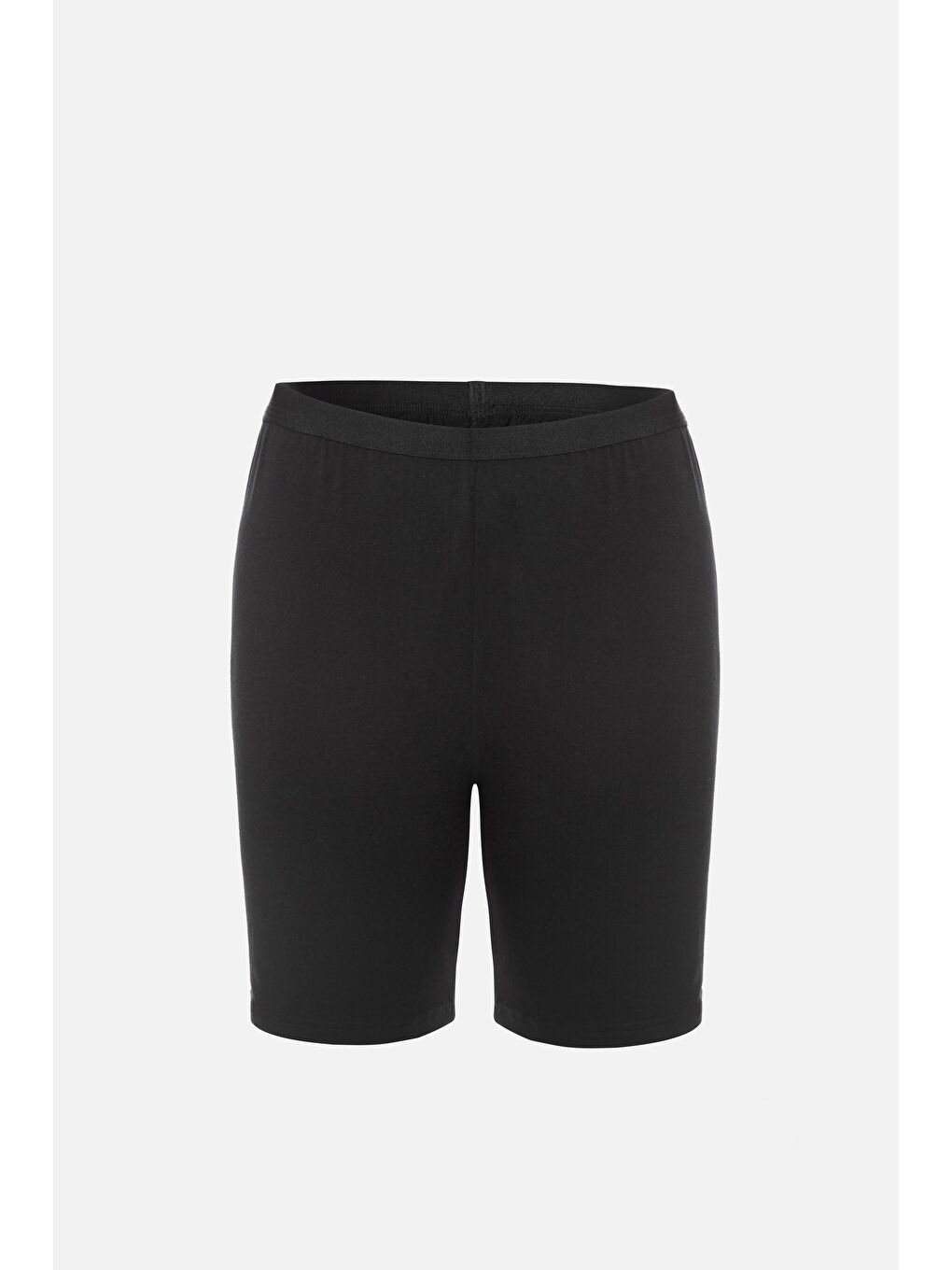 Siyah Kadın Viskon Yumuşak Tuşe İkili İçlik Tayt-1