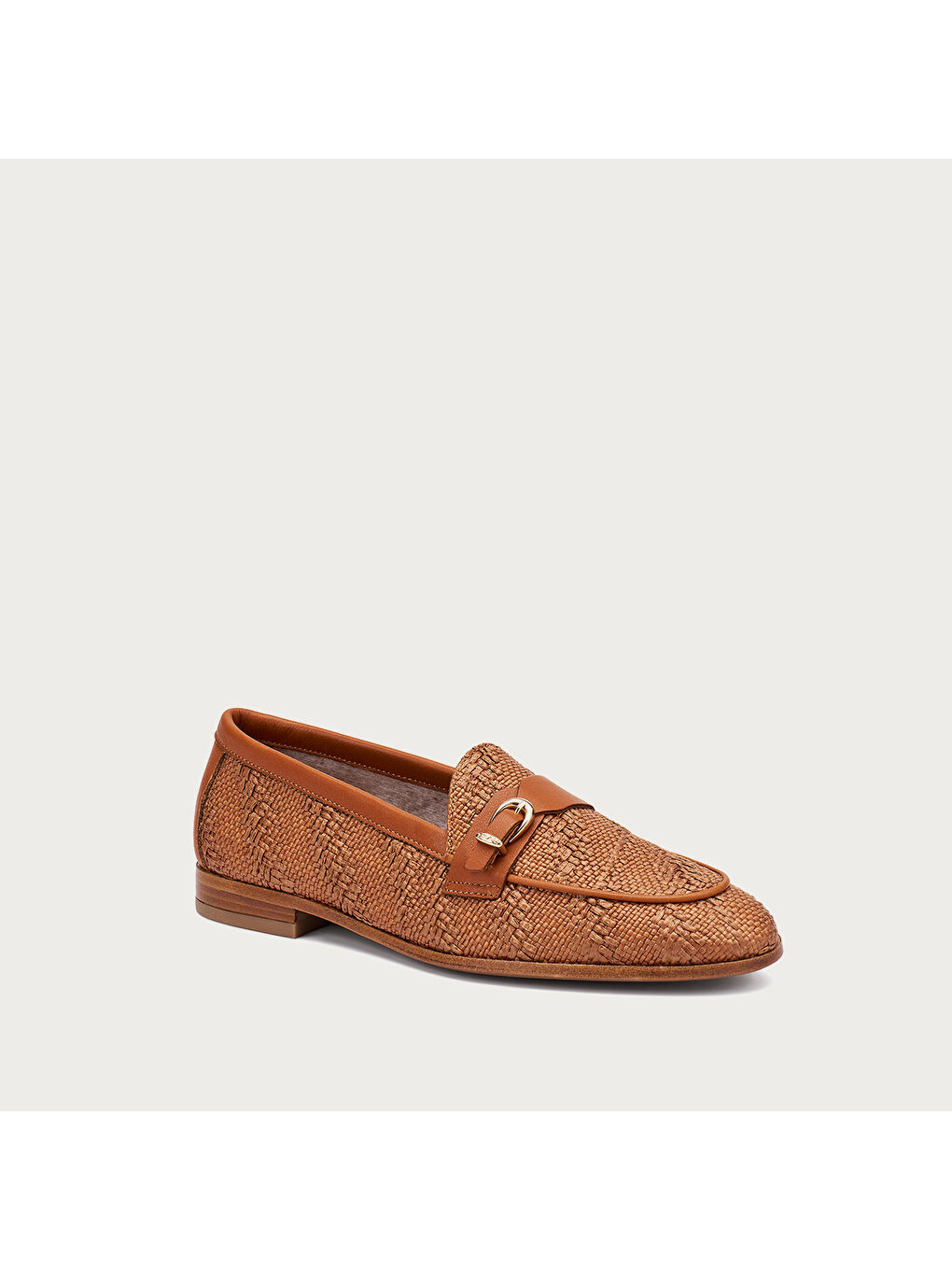 Kahverengi Kadın Babet Ayakkabı 94F5 RAFFIA LOAFERS-1