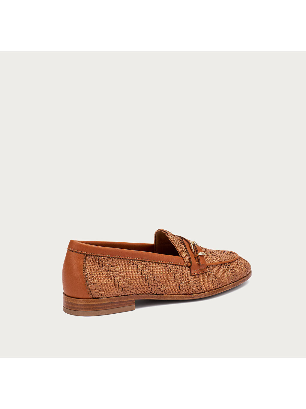 Kahverengi Kadın Babet Ayakkabı 94F5 RAFFIA LOAFERS-2