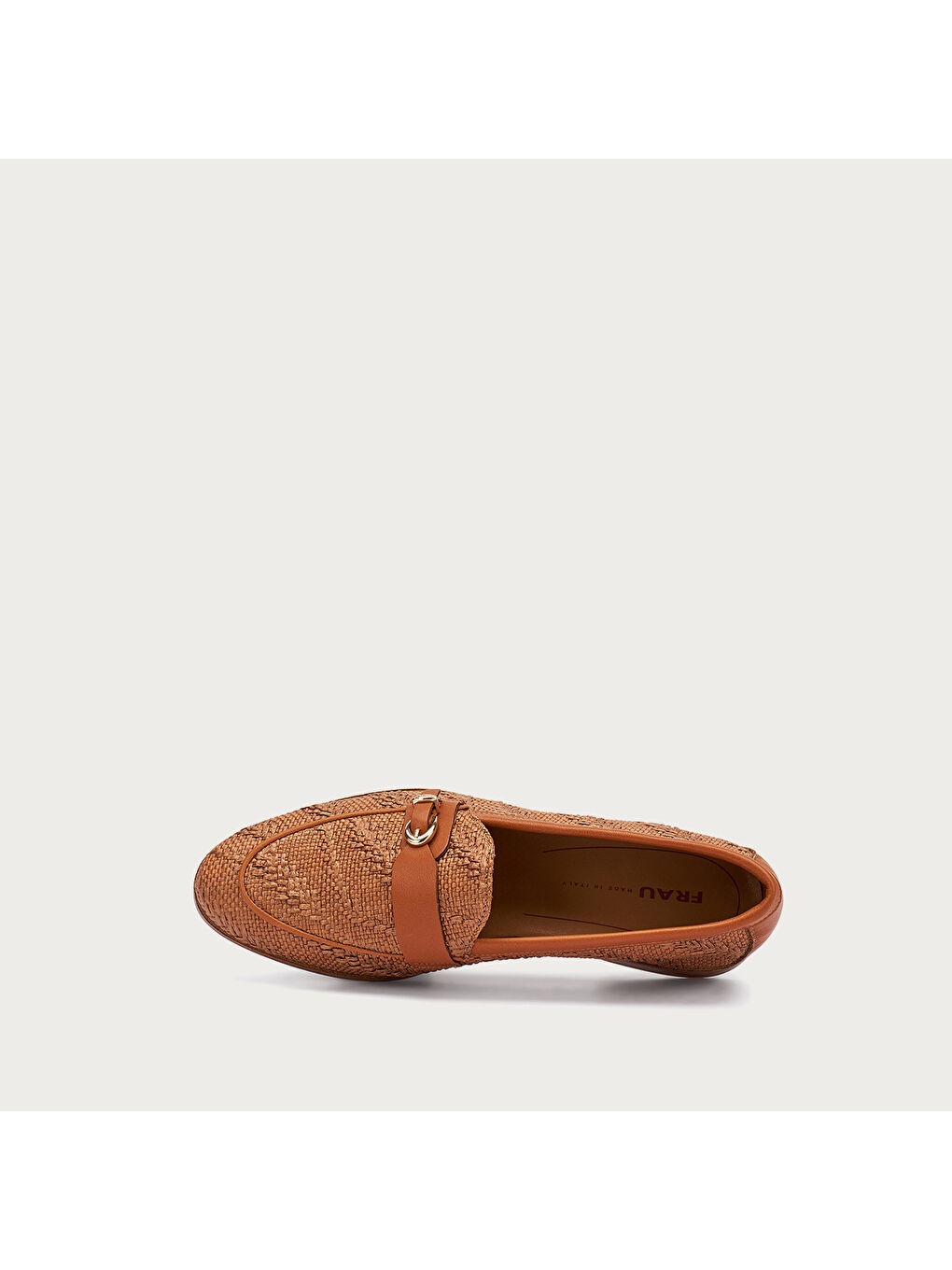 Kahverengi Kadın Babet Ayakkabı 94F5 RAFFIA LOAFERS-3
