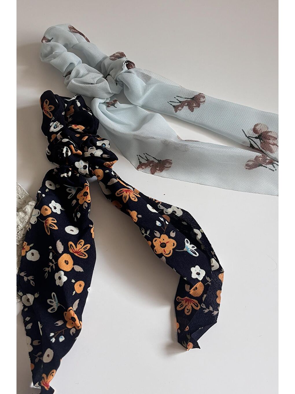 Siyah Fularlı Saç Tokası 2'li Paket-4