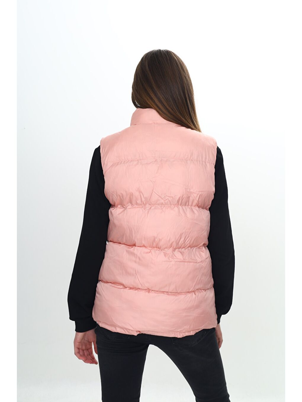 Pembe Kız Çocuk Göğsü Armalı Şişme Yelek-7