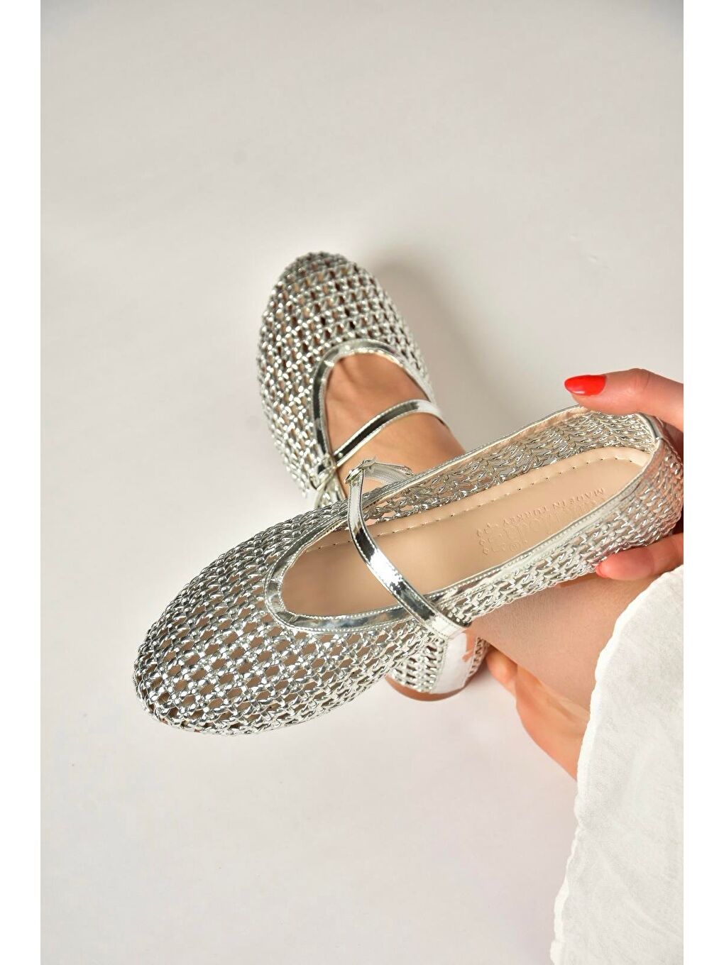 Gri Gümüş Kadın Babet Y820724109-1