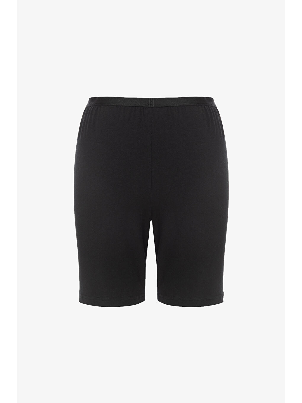 Siyah Kadın Viskon Yumuşak Tuşe İkili İçlik Tayt-2