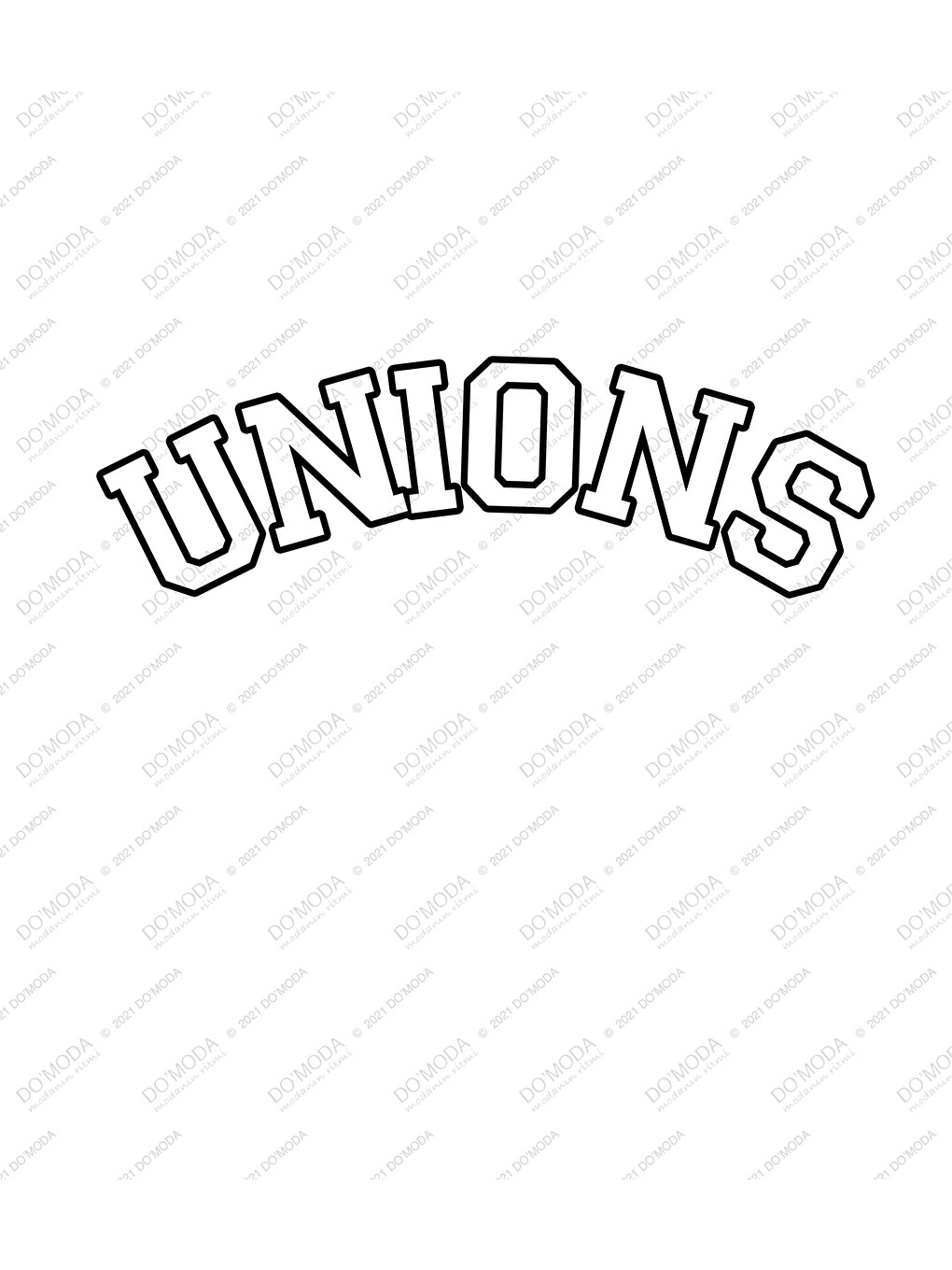 Beyaz UNIONS varsity Baskılı, Pamuklu Bisiklet Yaka Erkek Tişört-2