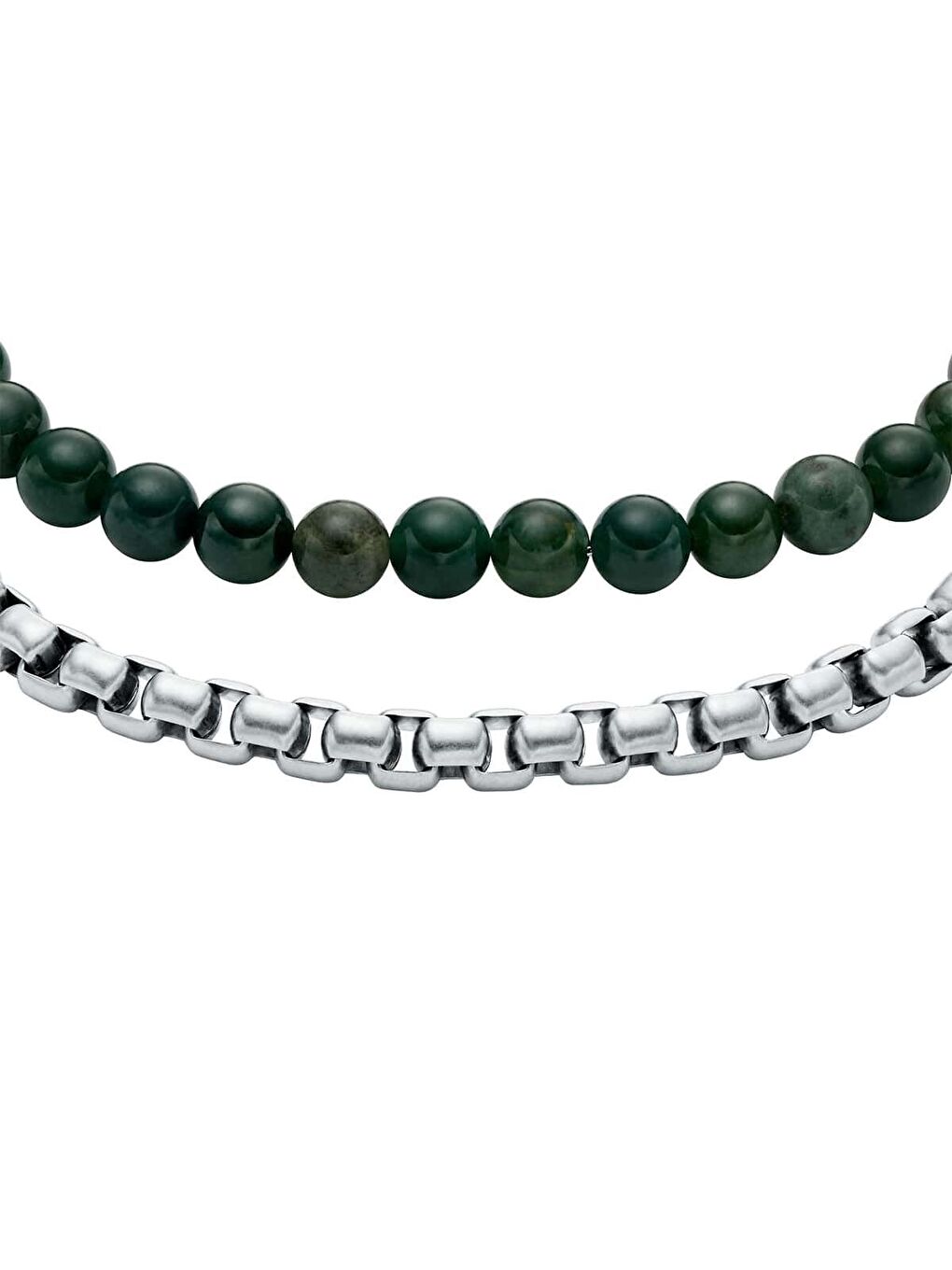 Yeşil JF04940SET Erkek Bileklik Seti-2