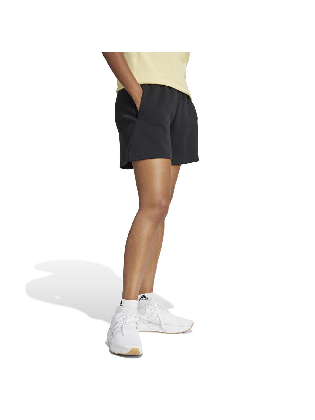 Future Icons Small Logo Kadın Siyah Şort-2