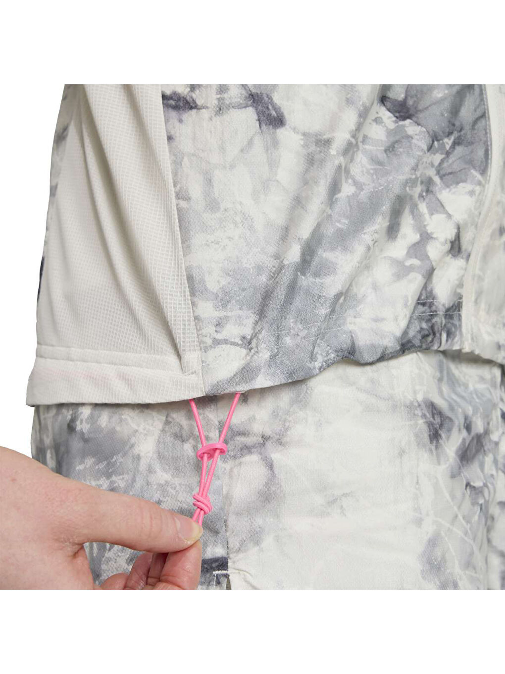 Own The Run Spray Dye Kadın Gri Dik Yaka Yelek-2