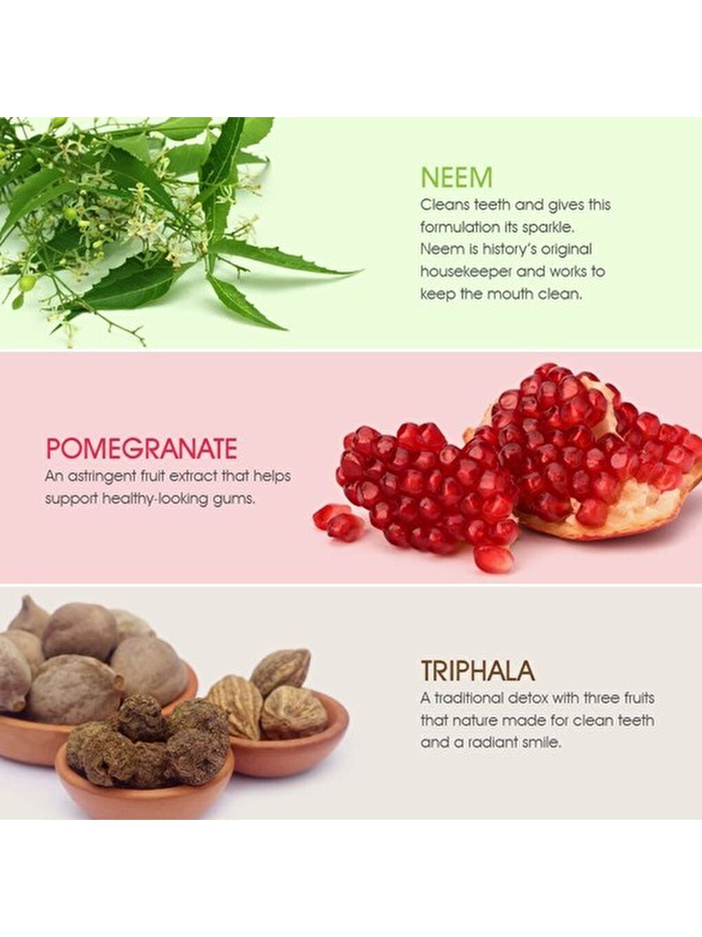 Himalaya Since 1930 Organik Diş Macunu, Neem ve Nar Özlü, Florürsüz, Glutensiz, Sls ve Parabensiz, 150 gr/113 ml x 2 Adet - 5