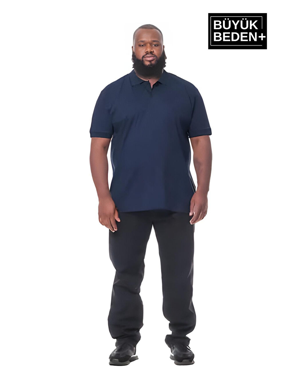 Lacivert Erkek Polo Yaka Tişört SPR25BPL25-1