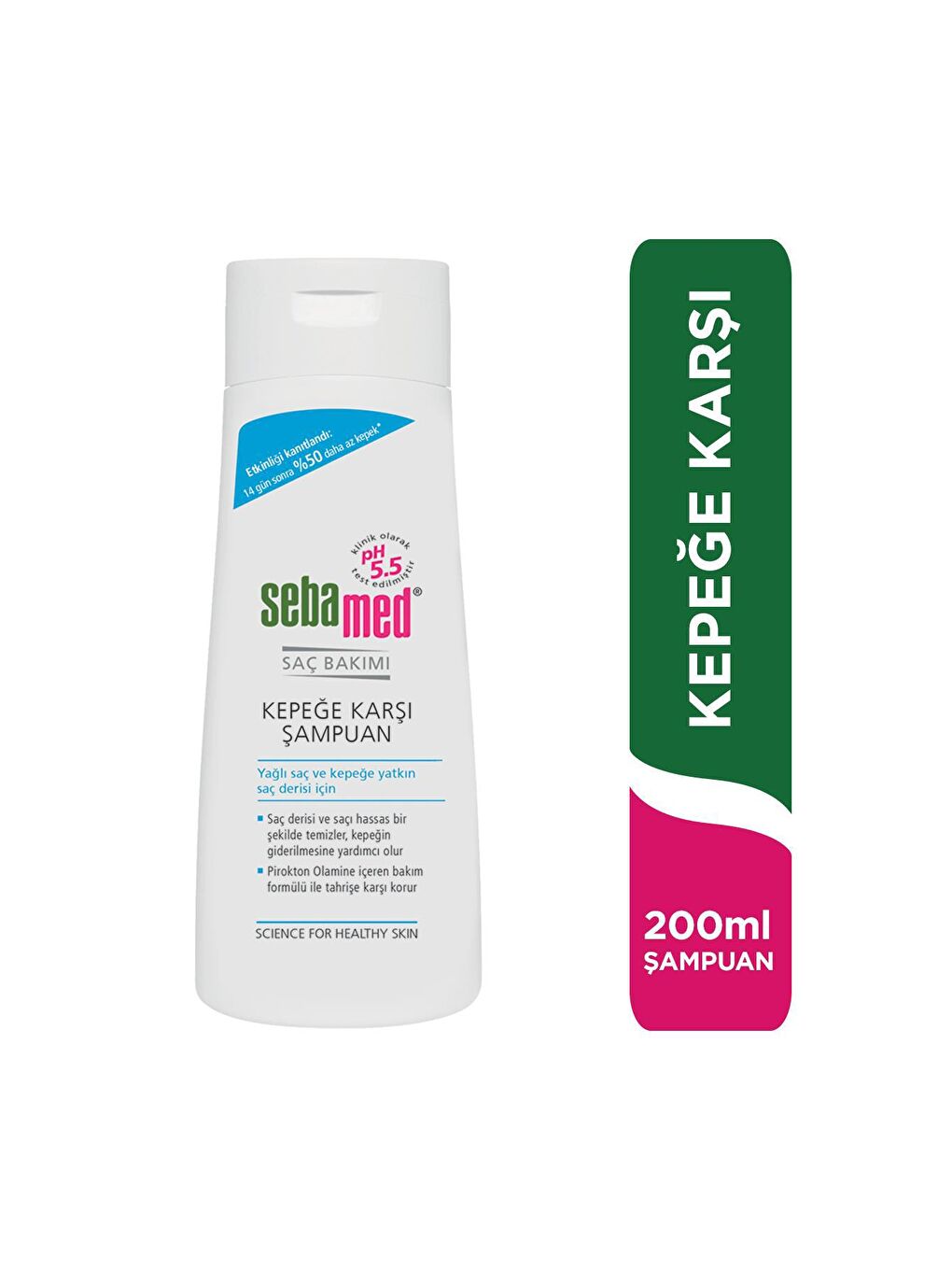 SEBAMED Renksiz ŞAMPUAN KEPEK ÖNLEYİCİ 400 ml x 2 - 1