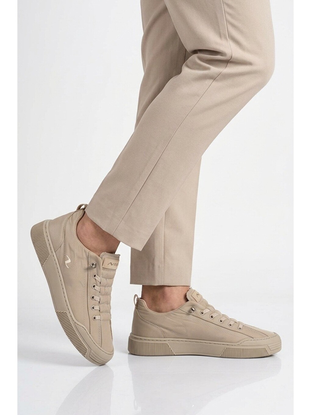Bej Tekstil Hafif Esnek Erkek Casual Ayakkabı Champ M-1