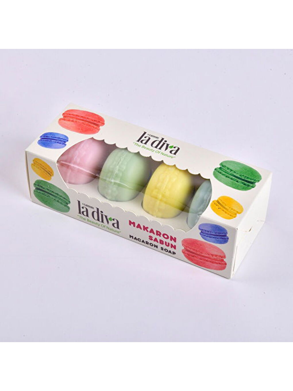 4'lü Makaron Sabun - Renkli-4