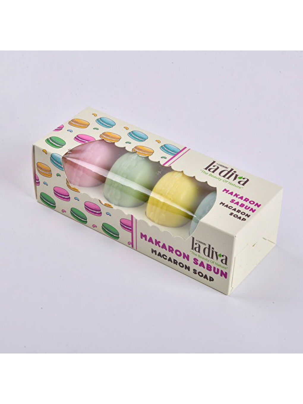 4'lü Makaron Sabun - Renkli-5