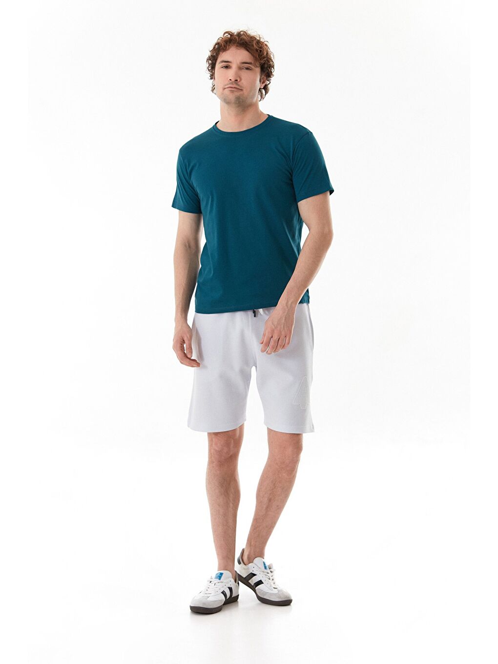 İndigo Basic Bisiklet Yaka Tişört-2