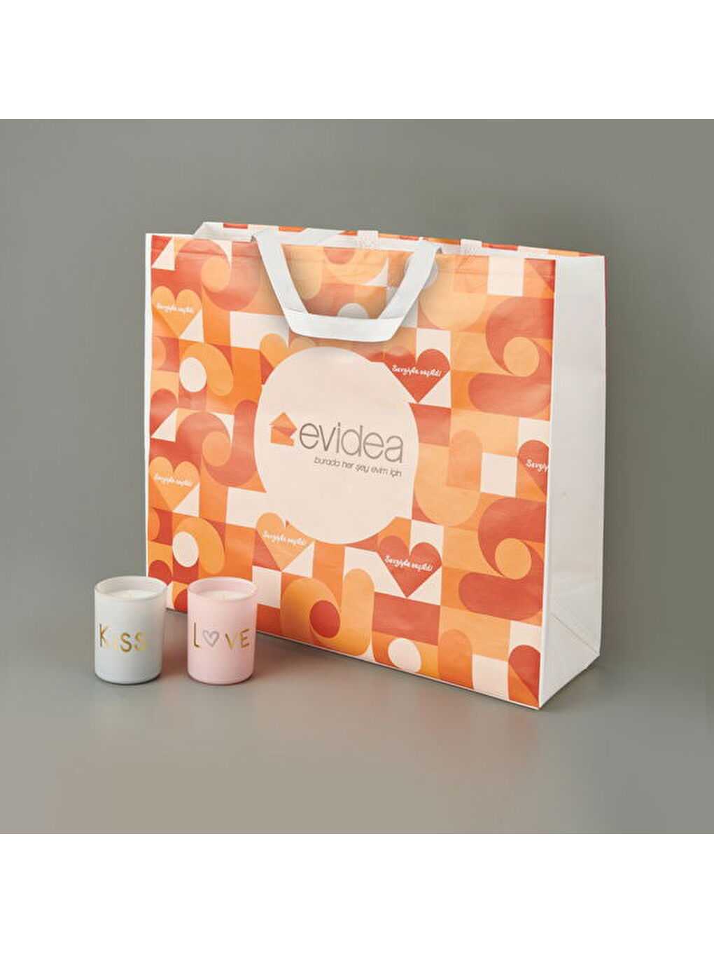 Karışık Evidea Alışveriş Çantası - Renkli-1