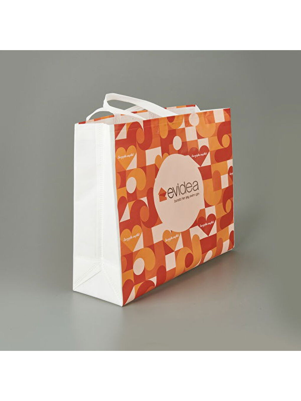 Karışık Evidea Alışveriş Çantası - Renkli-2