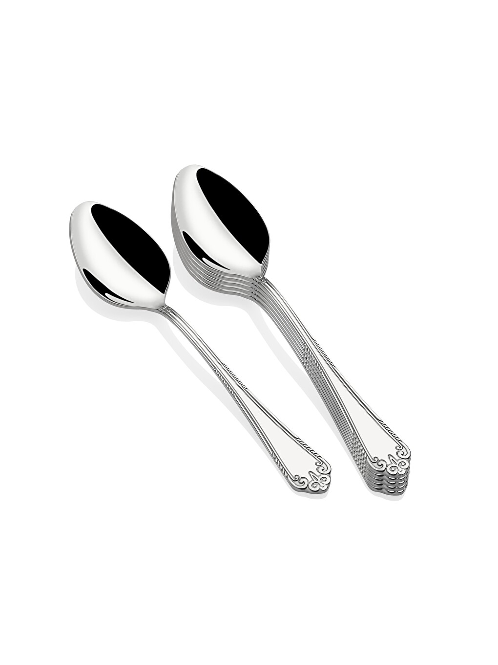 Gri Çırağan Yemek Kaşık 6'lı 18/10