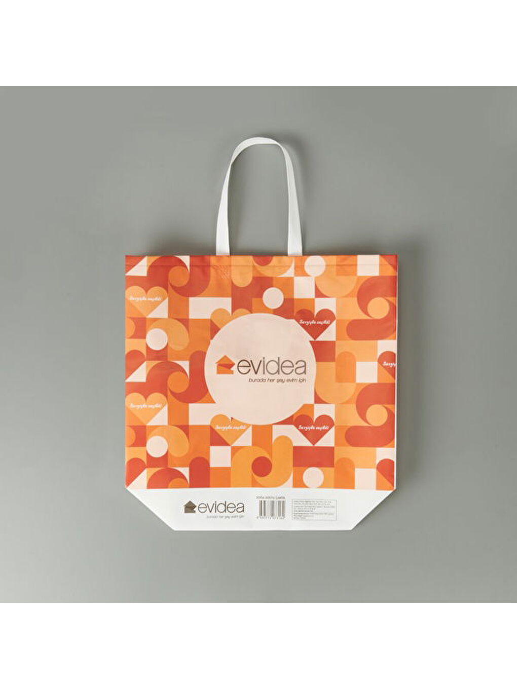 Karışık Evidea Alışveriş Çantası - Renkli-4