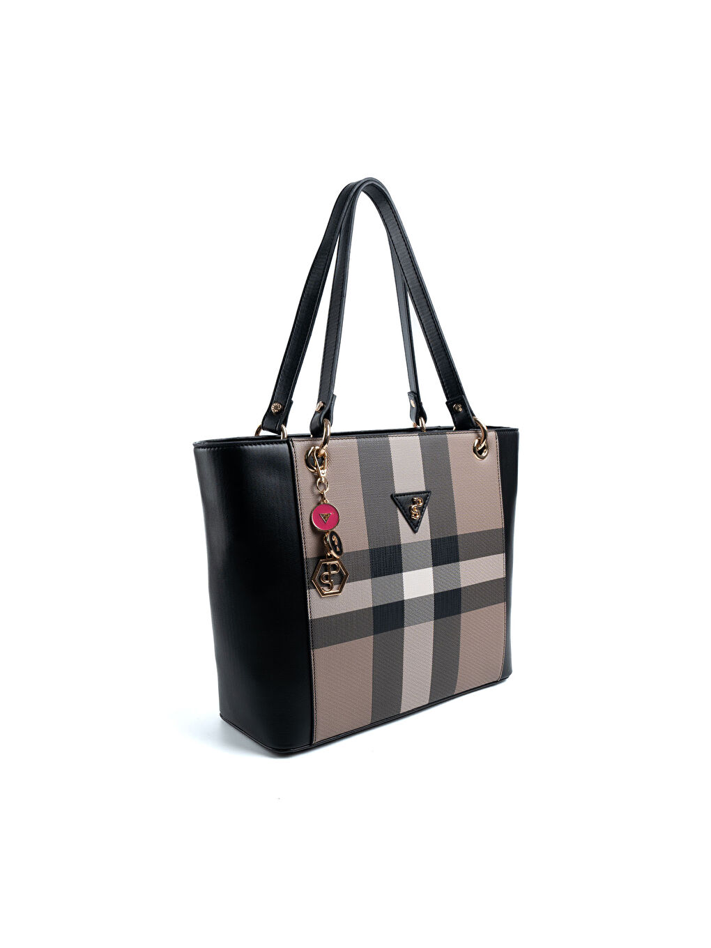 Kahverengi Kadın Omuz Çantası 1176-48188 SILVER POLO BAYAN ÇANTASI M80 KAHVE-MAT SİYAH-1