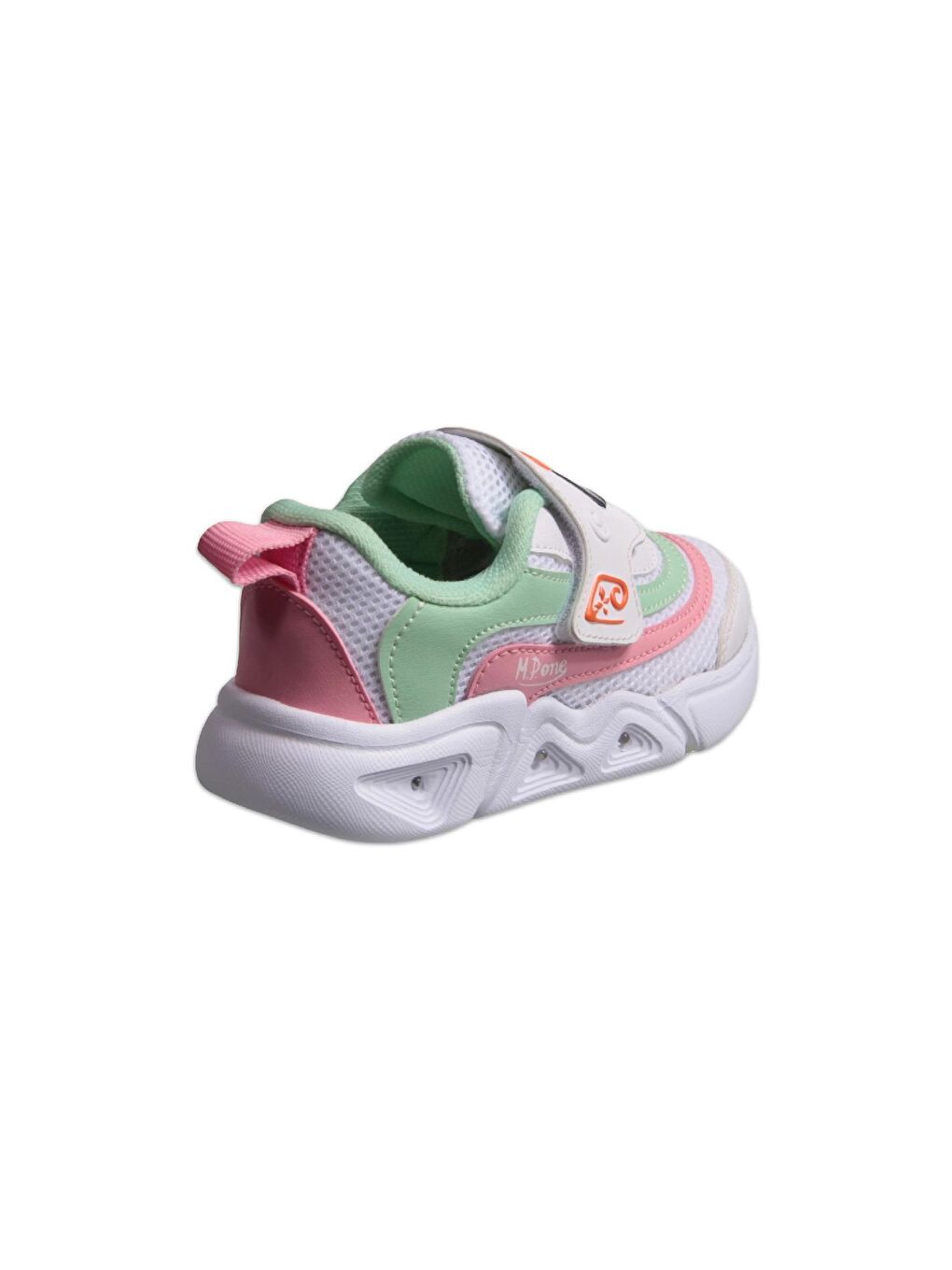 M.P ONE Beyaz GlowStep Bebek Velcro BEYAZ-YEŞİL Sneaker - 2