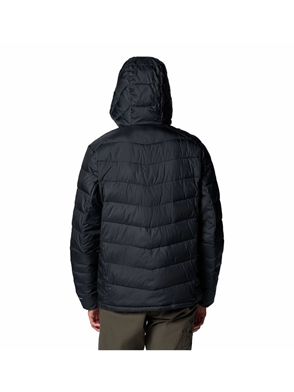 Siyah Labyrinth Loop Hooded Erkek Mont WO3560-1