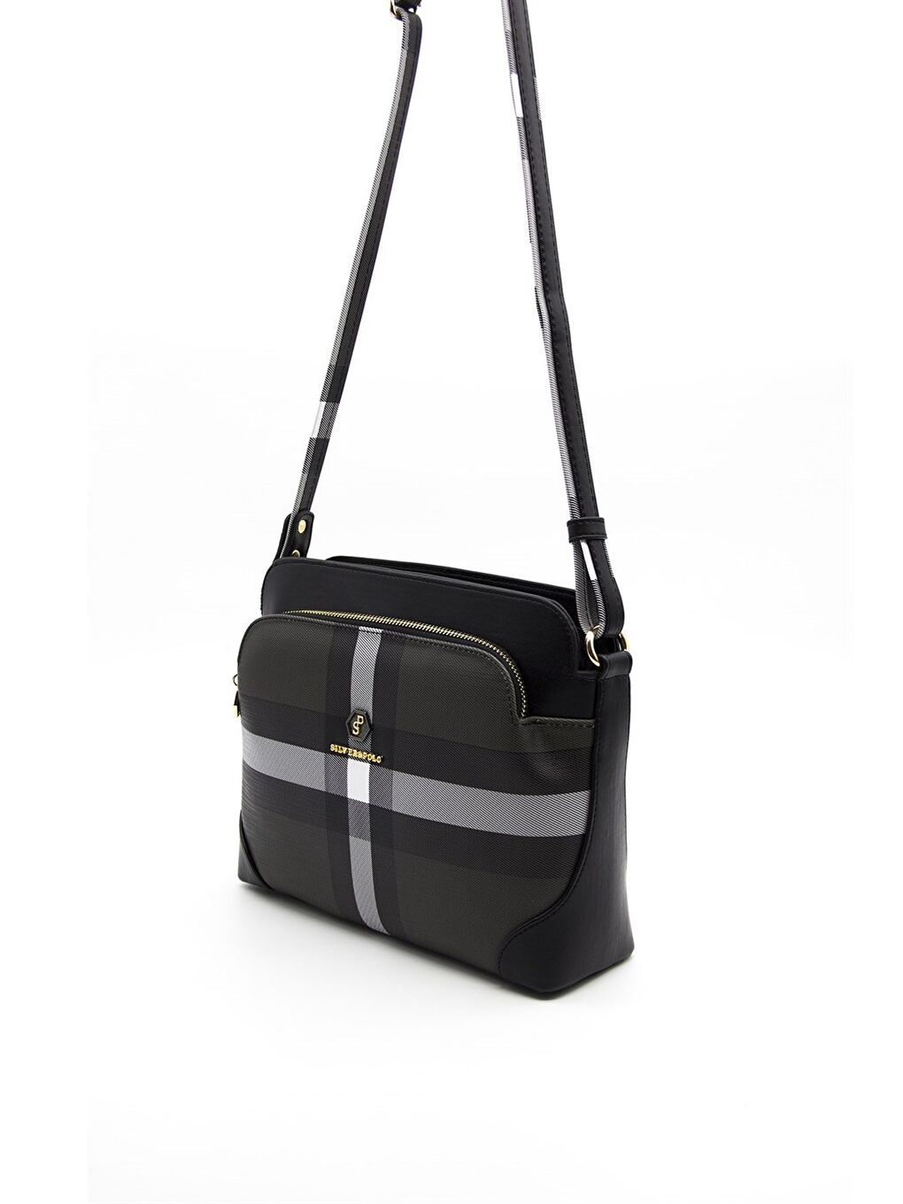 Siyah Kadın 364-35984 SILVER POLO ÇAPRAZ ÇANTA MK129 SİYAH-MAT SİYAH-1