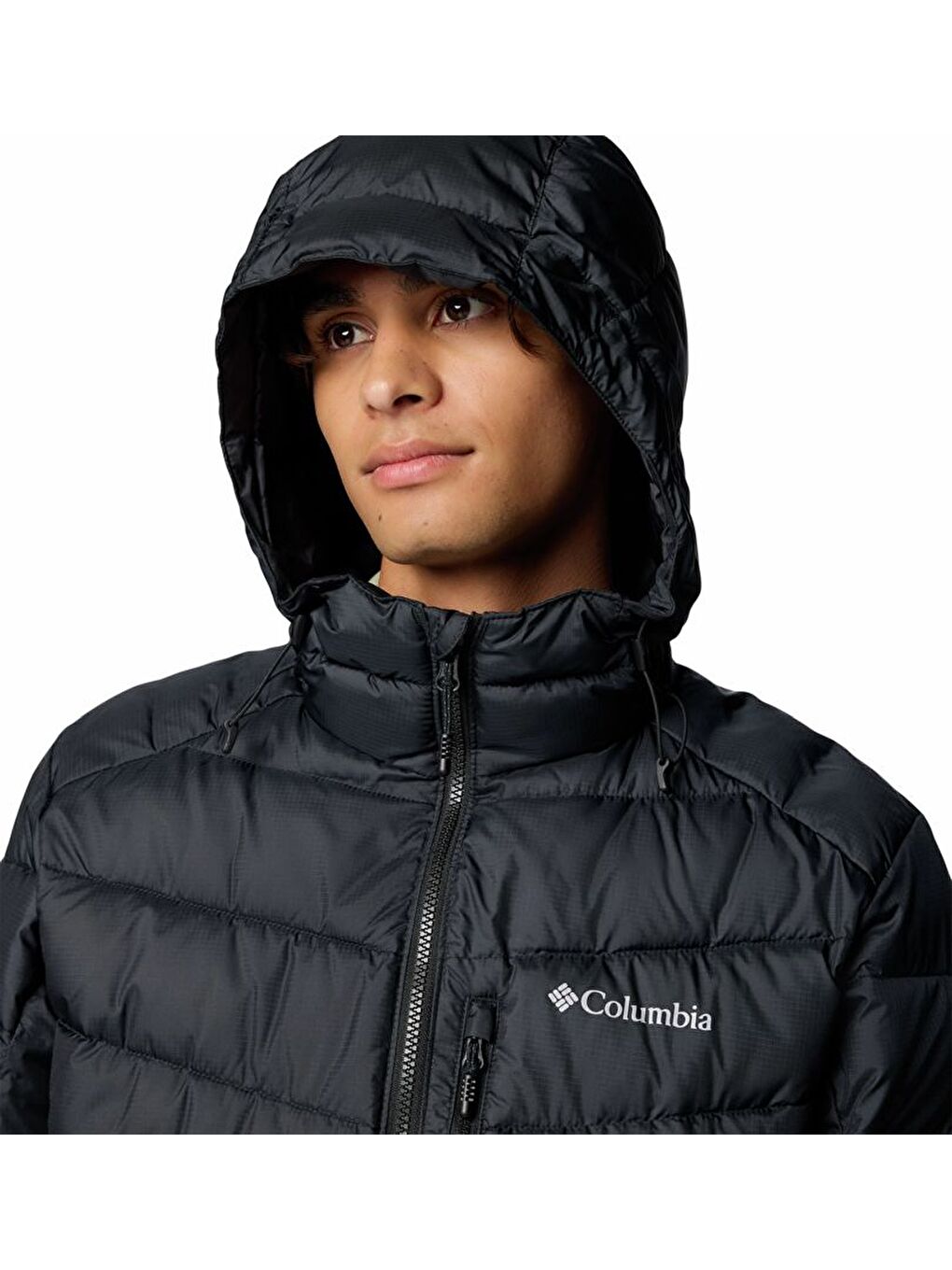 Siyah Labyrinth Loop Hooded Erkek Mont WO3560-4