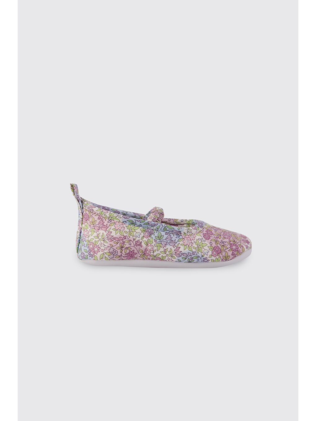 Lila Liberty Kumaş Kız Bebek Patik