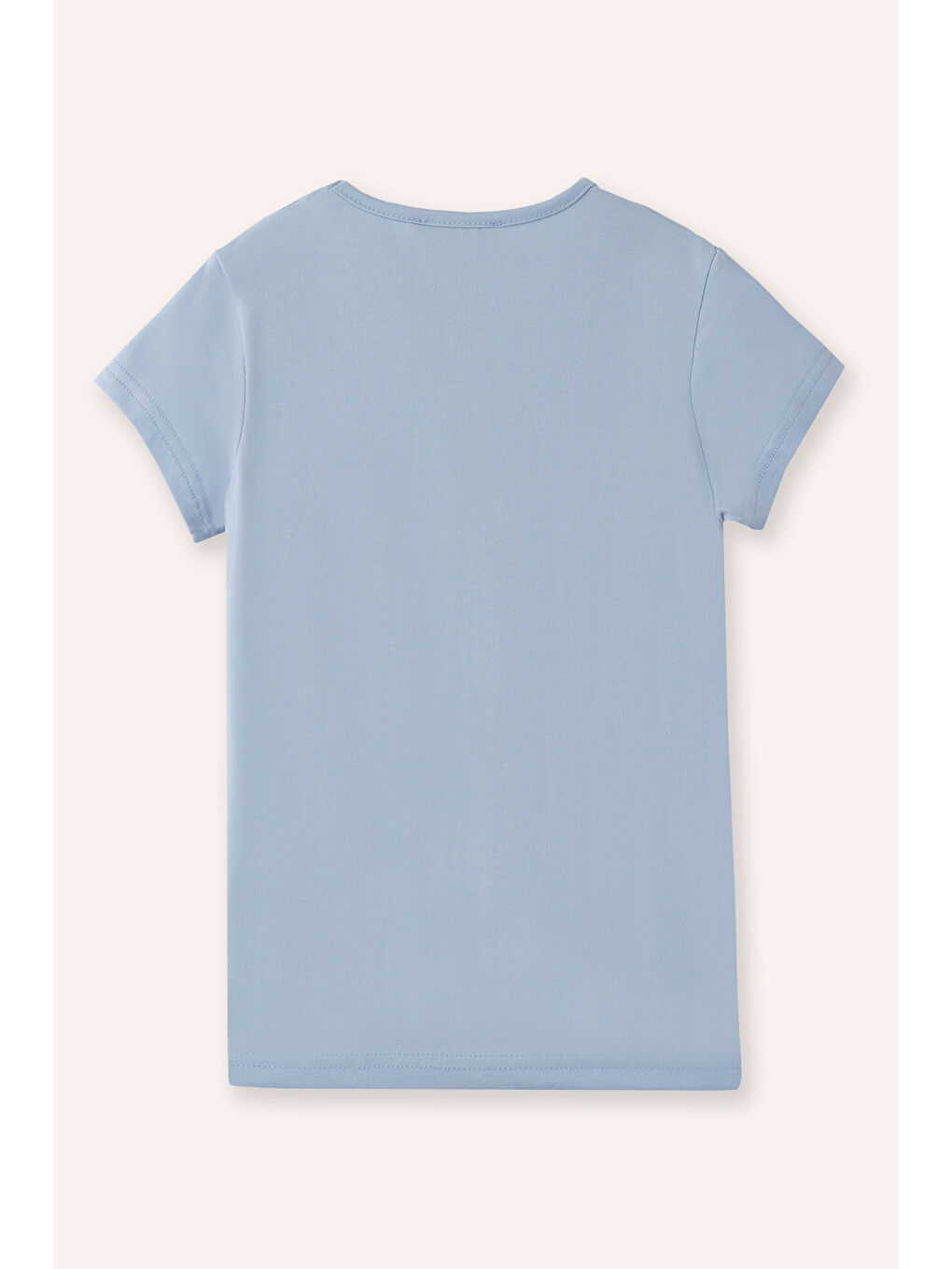 Mavi Kız Çocuk T-Shirt-1
