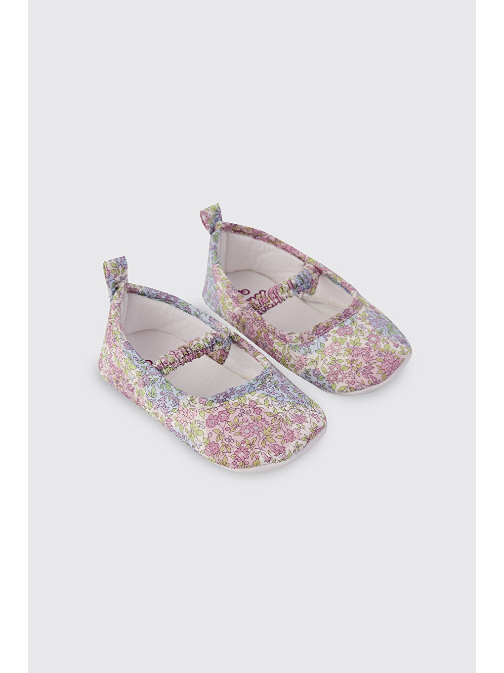 Lila Liberty Kumaş Kız Bebek Patik-2