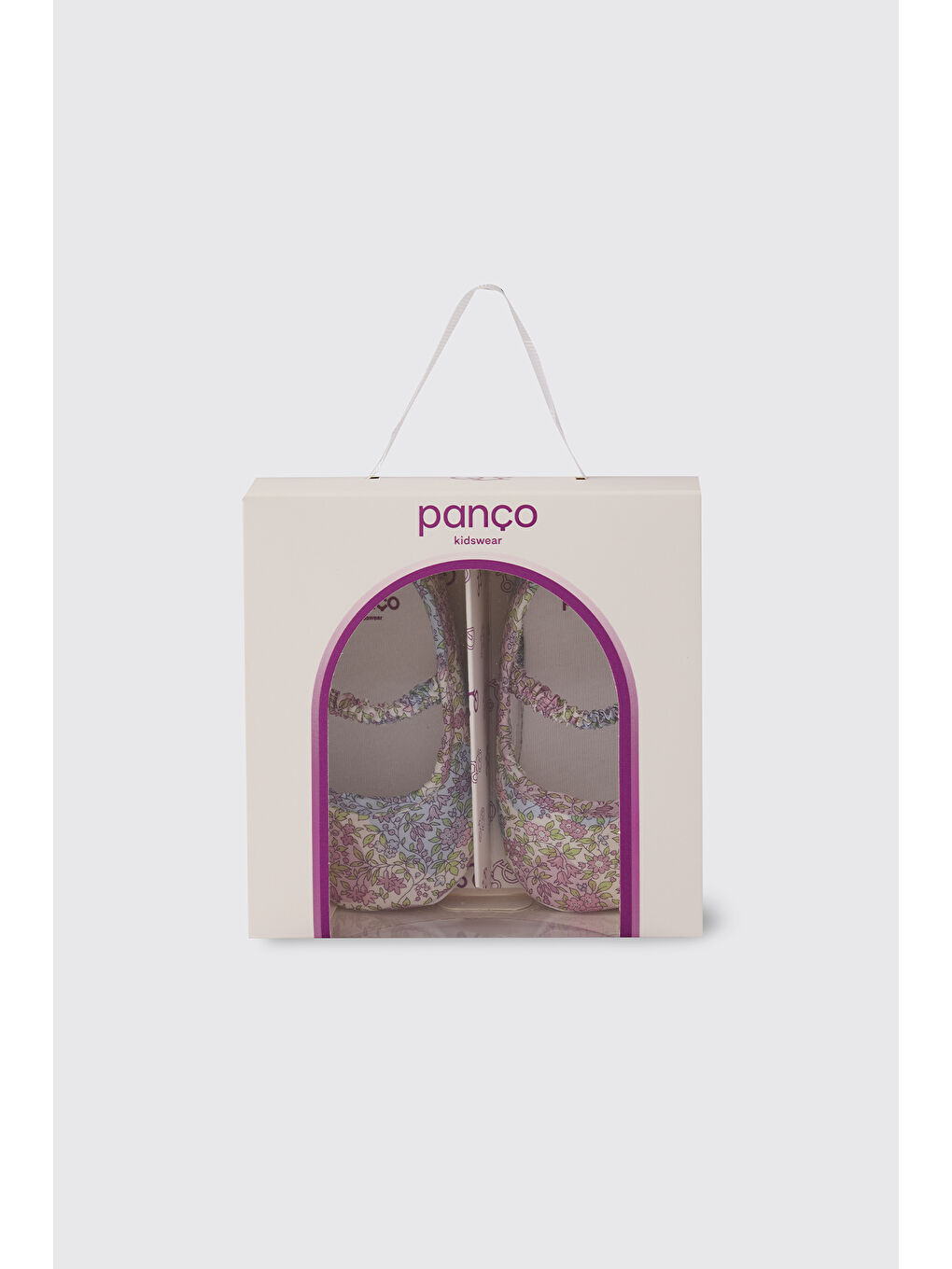 Lila Liberty Kumaş Kız Bebek Patik-3