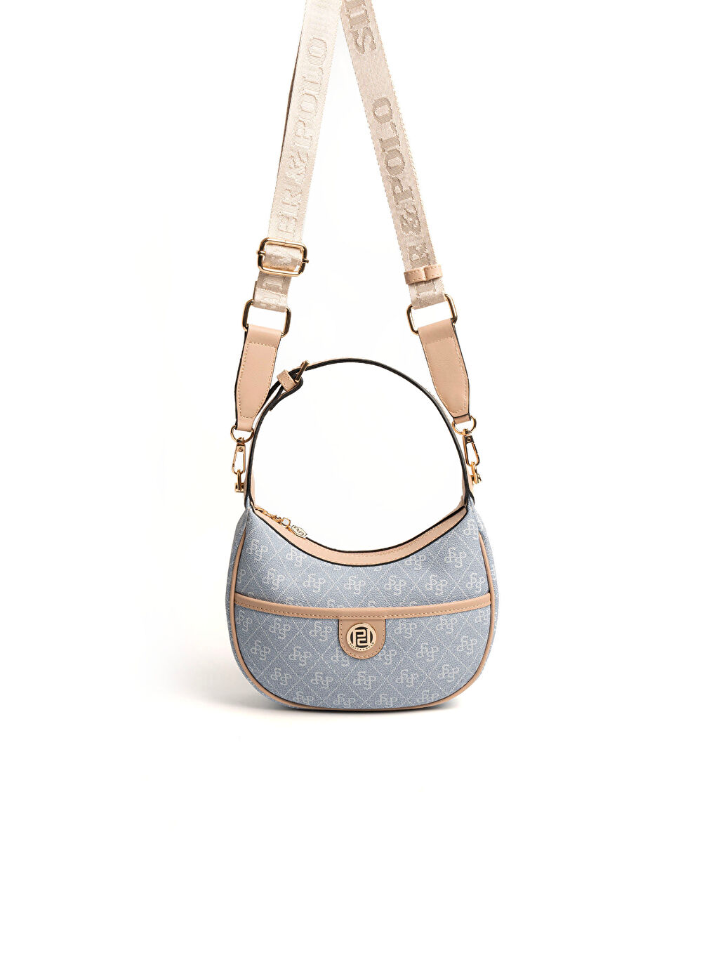 Mavi Kadın Omuz Çantası 1194-46976 SILVER POLO BAYAN ÇANTASI M178 MAVİ-MAT TEN-4