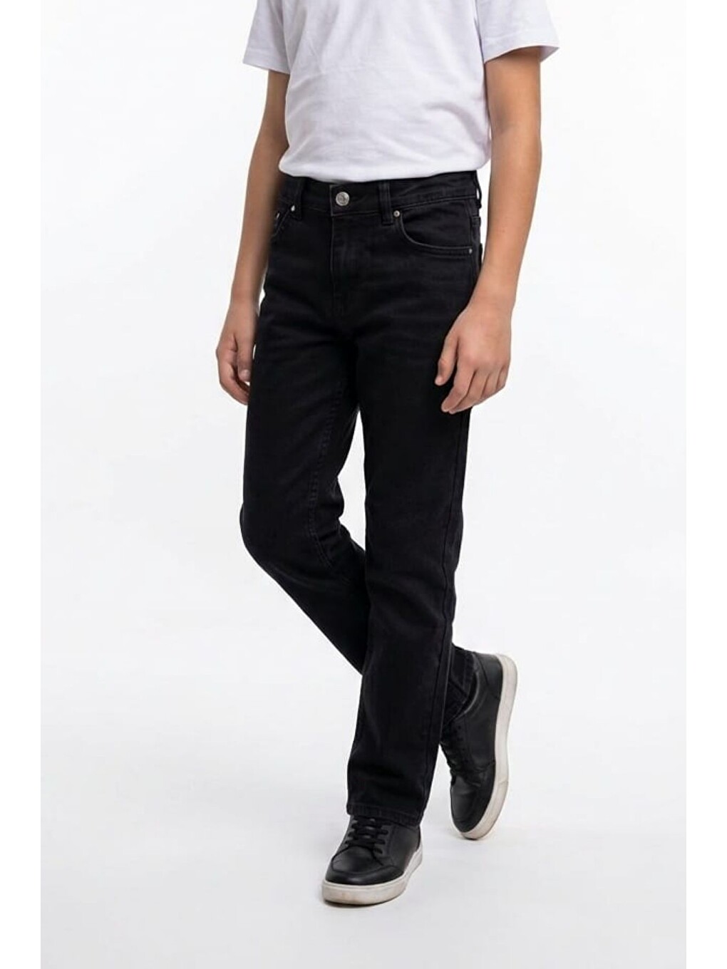 Siyah Erkek Çocuk Elastanlı Jean Pantolon Pnt6012-3